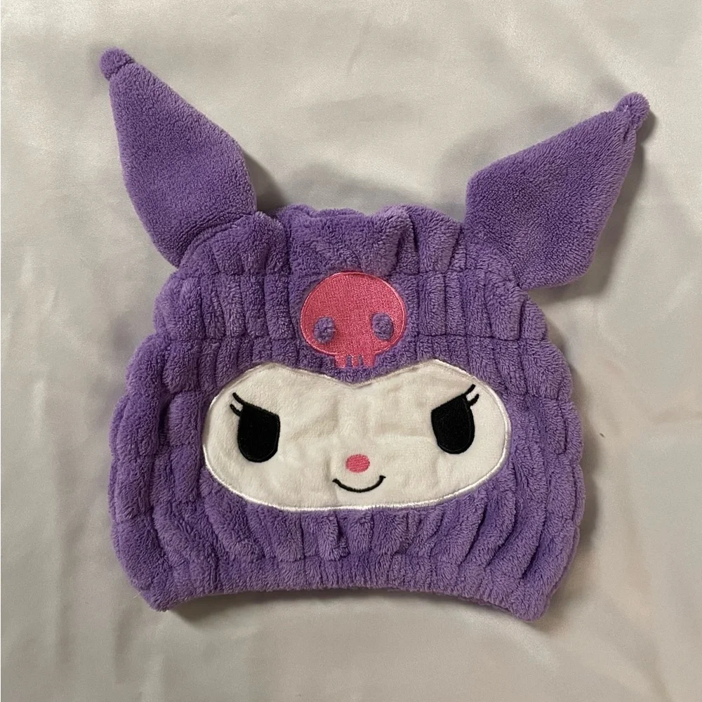 Sanrio Kuromi Purple Textured Beanie. EUC